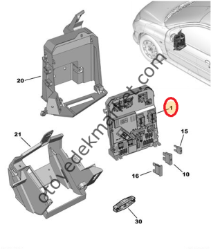 PEUGEOT 307 BSI BEYNİ (ORJİNAL)