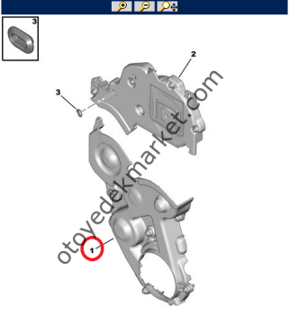 Peugeot 307 (2002-2008) 1,4 Hdi Triger Alt Kapağı (Cabu)