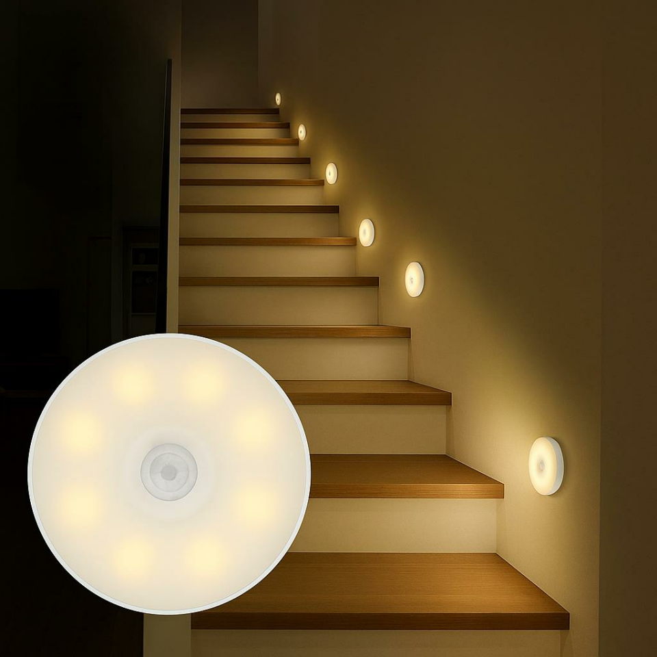 CATA CT-5180 USB Şarjlı Kablosuz Mıknatıslı Sensörlü LED Dolap ve Merdiven Lambası – 4000K Natural Beyaz Işık