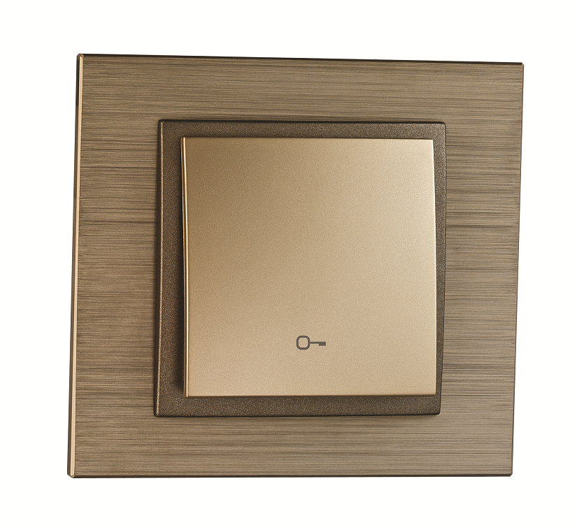 Mono Style Aluminium Bronz Kapı Otomatiği Çerçeve Dahil