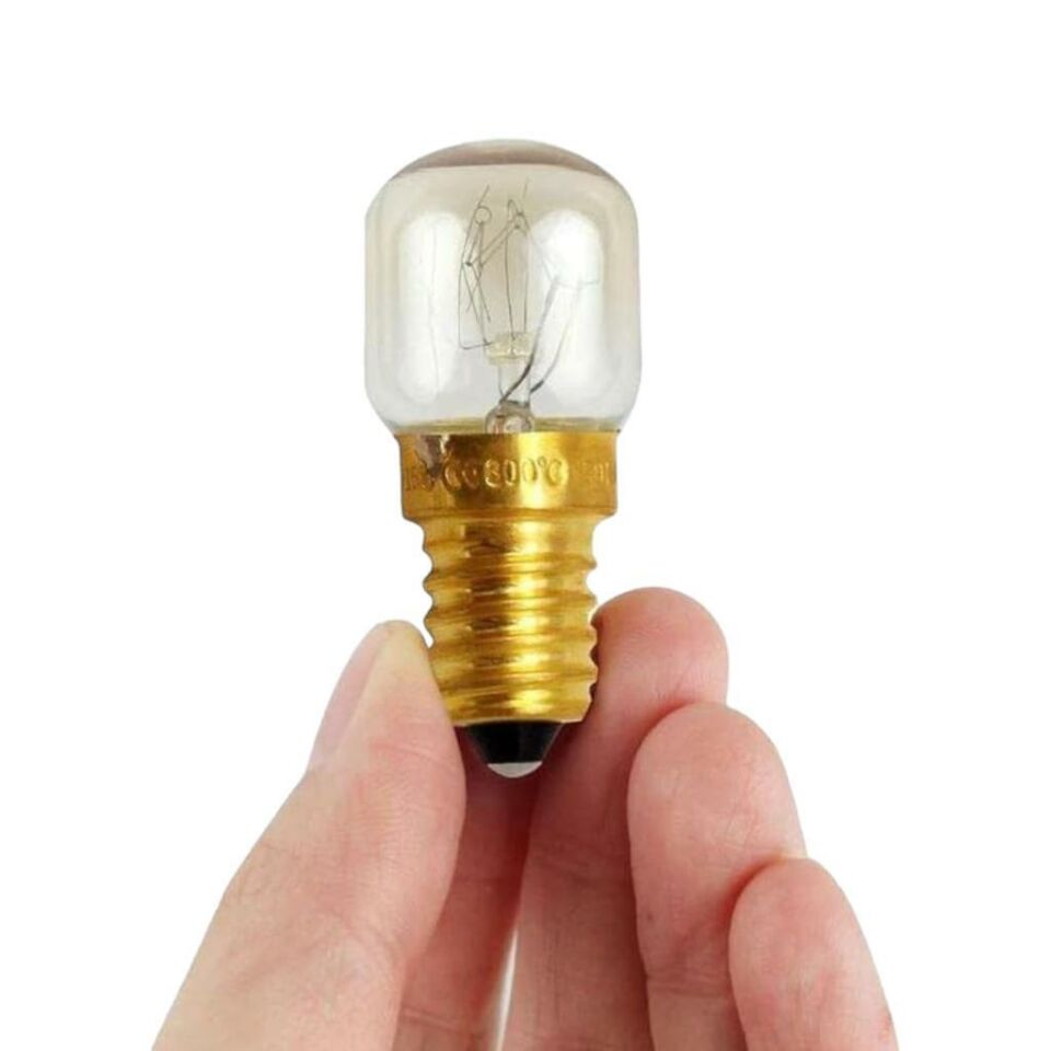 2 Adet Tungsram 15 Watt Fırın Ampulu E14 Duylu 300°C Isıya Dayanıklı Tuz Lambası Ampulu