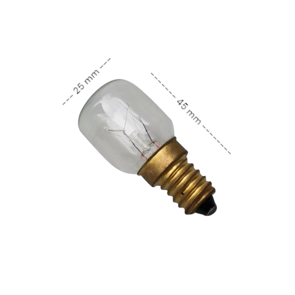 2 Adet Tungsram 15 Watt Fırın Ampulu E14 Duylu 300°C Isıya Dayanıklı Tuz Lambası Ampulu