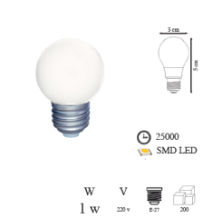 CATA CT-4071Y Ledli Gece Lambası 1 Watt Yeşil