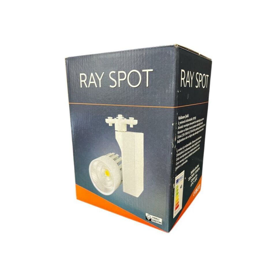 40 Watt LED'li Ray Spot Beyaz Kasa Günışığı 3000k