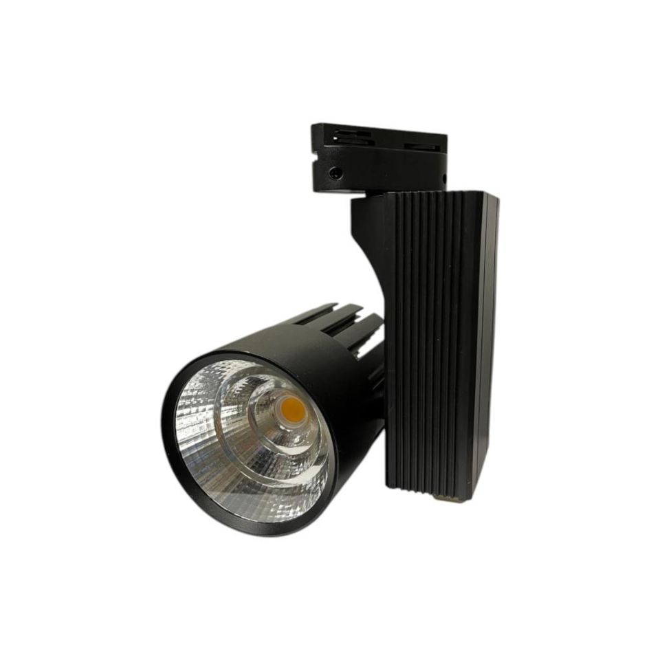 40 Watt Ledli Ray Spot Siyah Kasa Sıcak Beyaz 4000K