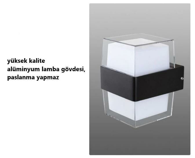 Cata Prizma Bora Led Aplik 10w Gün Işığı 3200K Iç Mekan Ve Dış Mekan