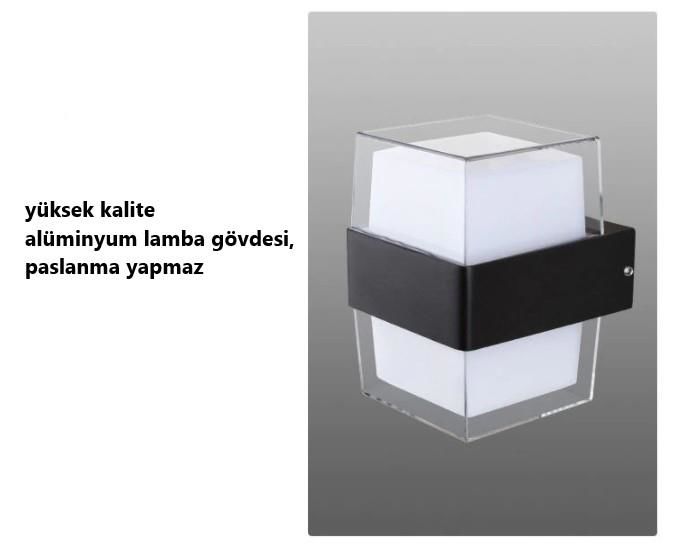 Cata Prizma Bora Led Aplik 10w Gün Işığı 3200K Iç Mekan Ve Dış Mekan