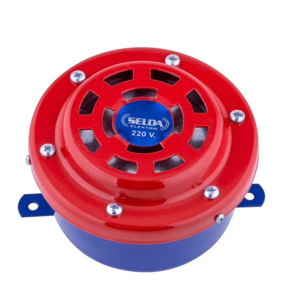Selda İkaz Kornası Siren Döküm 220 Volt