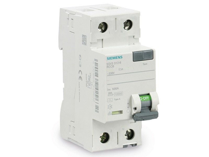 Siemens Kaçak Akım Rölesi 1x40A 30mA , TİP-A 1F+N 70mm 5SV5314-6