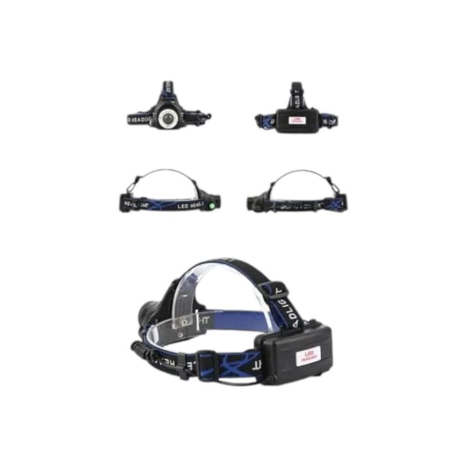 CATA CT-9123 Şarjlı LED Kafa Feneri | Zoom Özellikli, 3 Modlu, 300 Lümen IP44 | Kamp, Balıkçılık, Tamirat, Koşu İçin Kafa Lambası