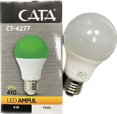 Cata 9 Watt Yeşil Renk Led Ampul E-27 Duy CT-4277Y