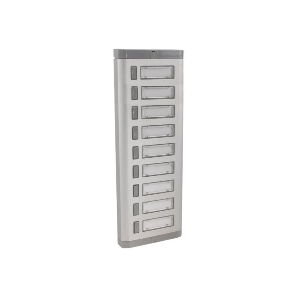 Aluminyum 9'lu Zil Butonu Işıksız Hp'siz Yenişark