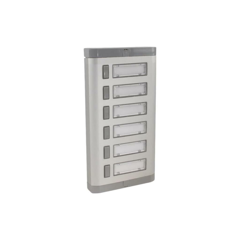 Aluminyum 6'lı Zil Butonu Işıksız Hp'siz Yenişark