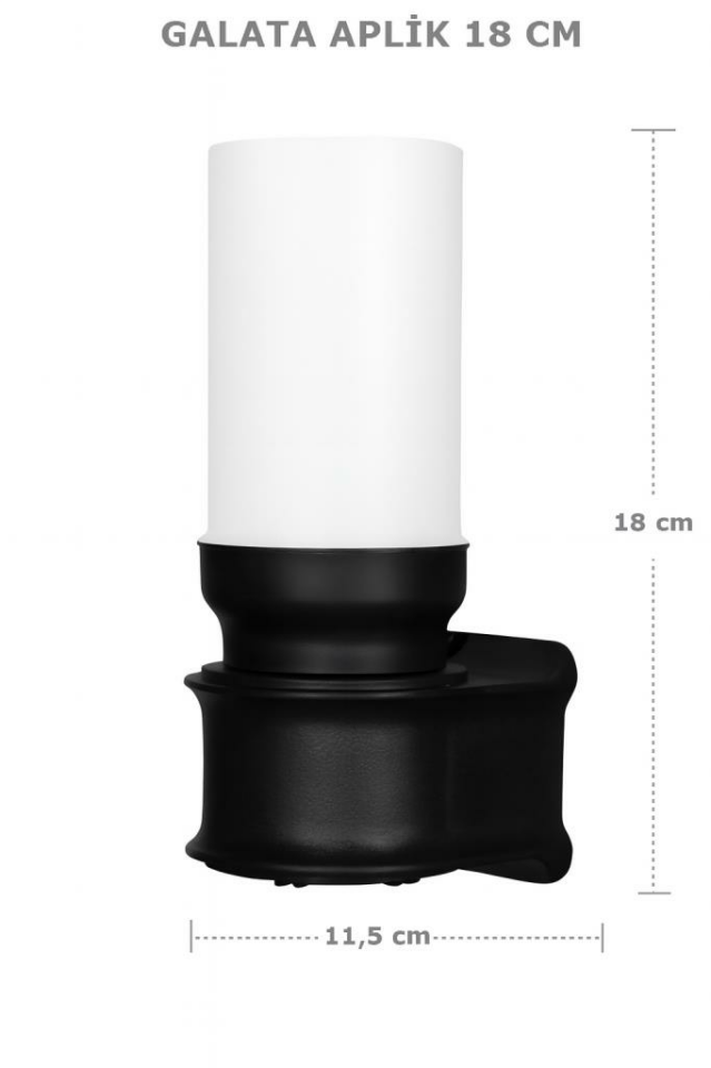 Zita Galata Serisi Duvar Apliği Bahçe Yol Aydınlatma Lambası IP54 E27 Duy 220V – Su Geçirmez Dış Mekan Aplik