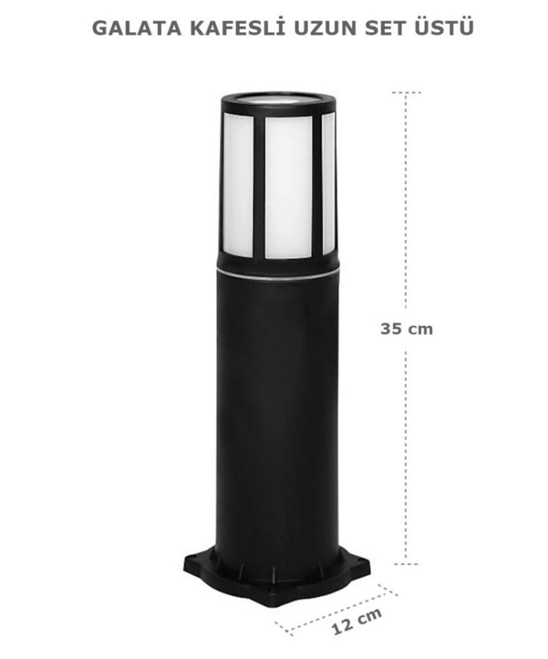 Zita Galata Bahçe Aydınlatma Kafesli 35cm E27 Duylu 271K