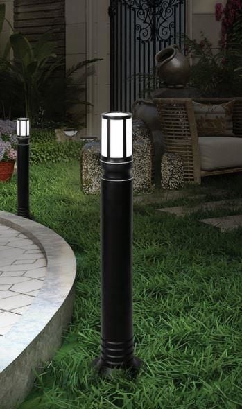 Zita Galata Kafesli 80 cm Bahçe Aydınlatma Direk E-27 Duylu Bahçe Yol Duvar Lambaları Code/273K-80