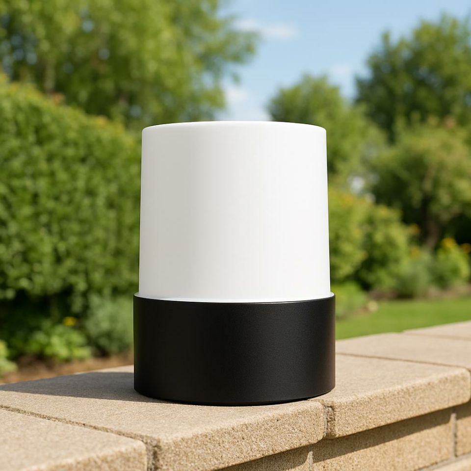 Zita Mars Set Üstü Bahçe Aydınlatma | E27 Duylu Dış Mekan Bahçe Lambası | IP54 ABS Gövde | Duvar ve Korkuluk Üstü Peyzaj Aydınlatma | Ampul Dahil Değil