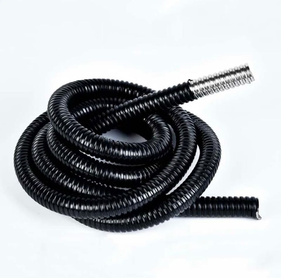 Çetsan 11 mm PVC İzoleli Çelik Spiral Elekrik Borusu 50 Metre