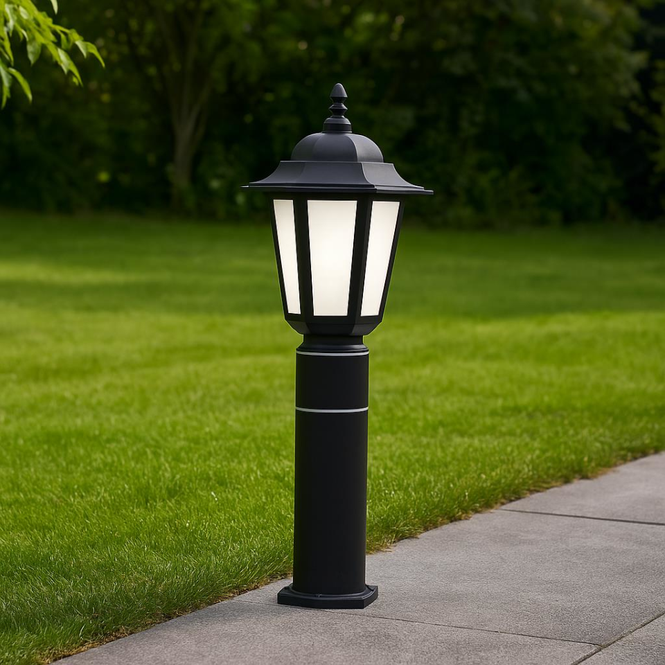 Zita Klas 60cm Bahçe Aydınlatma E-27 Duylu Direk Dış Mekan Aplik Bahçe Yol Lambası Code/288-60