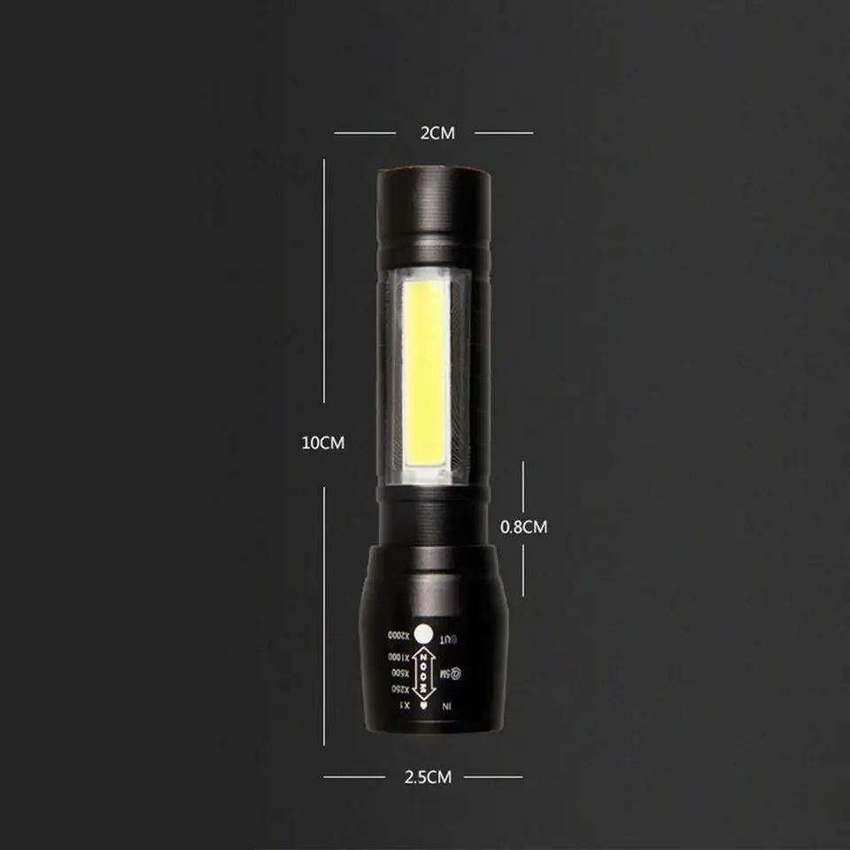 Cata Mini Boy Police El Feneri USB Şarjlı Taktikal Fener 3 Fonksiyon Cata CT-8024