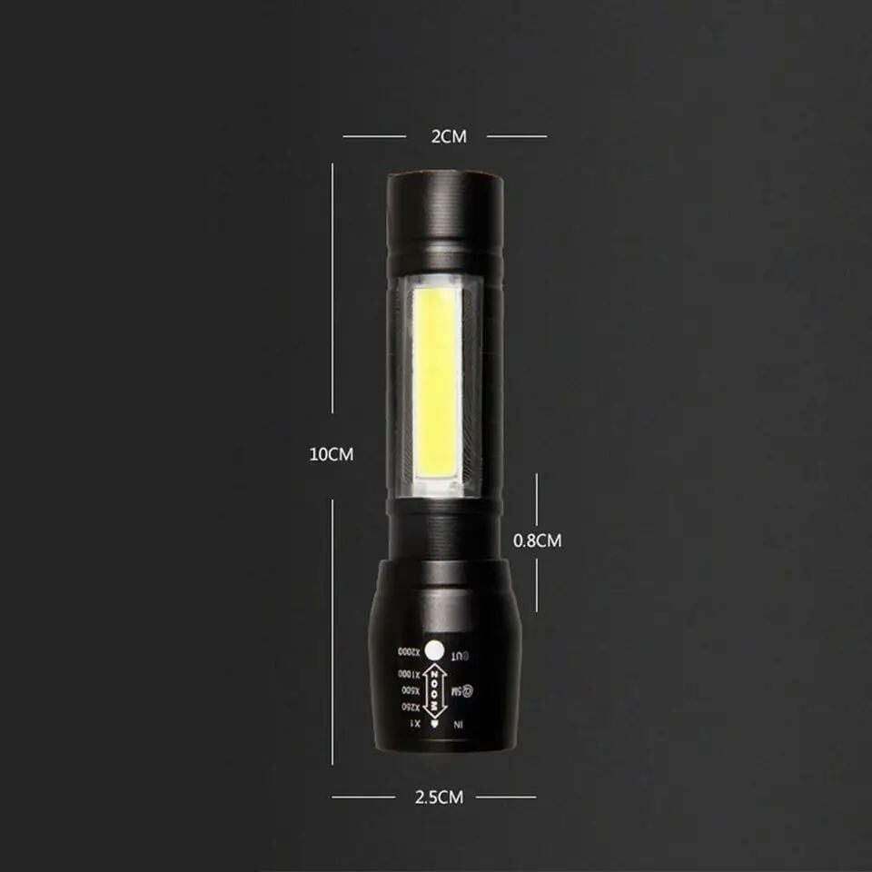 Cata Mini Boy Police El Feneri USB Şarjlı Taktikal Fener 3 Fonksiyon Cata CT-8024