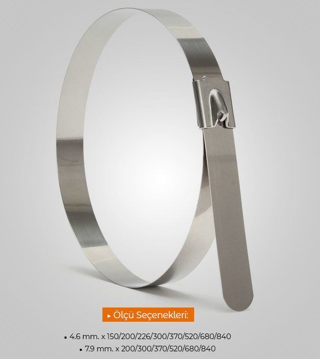 Çetsan Metal Kablo Bağı 4,6x370 100 Adet