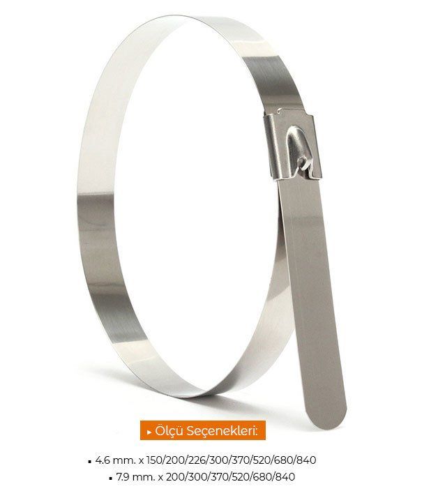 Çetsan Metal Kablo Bağı 7,9x200 100 Adet