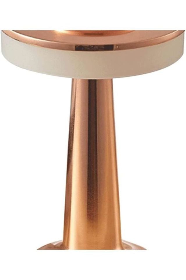 Cata CT-8435 Oslo USB Şarjlı 3 Renk Dokunmatik Masa Lambası – Bronz Metal Gövde