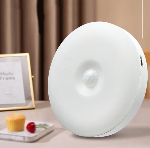 Cata Hareket sensörlü gece lambası, duvar lambası, dolap lambası, USB şarj edilebilir LED ışık, akıllı sensör ışığı, pil ile çalışan ışık, dolap, yatak odası, dolap, koridor vb. için (Gün Işığı 4000k, 6 adet)