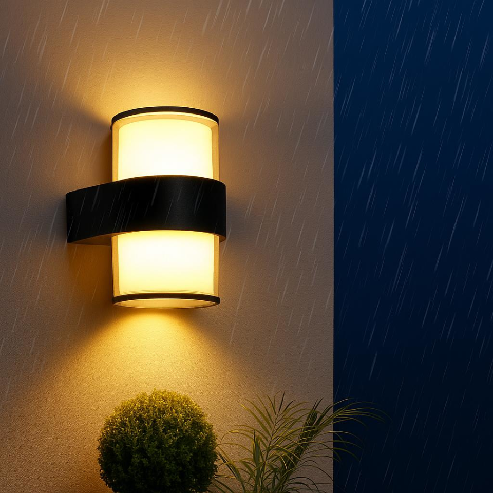 Cata CT-7048 Bora LED Aplik 12W IP54 – Gün Işığı 3200K, İç ve Dış Mekan Duvar Lambası, Suya ve Toza Dayanıklı, Modern Tasarım