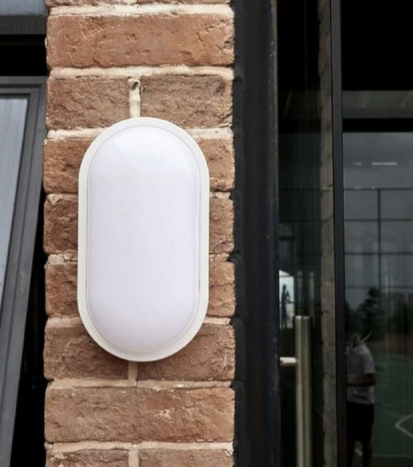 Horoz Aydos 15W Oval Beyaz  Led Nem Su Geçirmez Banyo Bahçe Modern Tavan Lambası Beyaz Işık