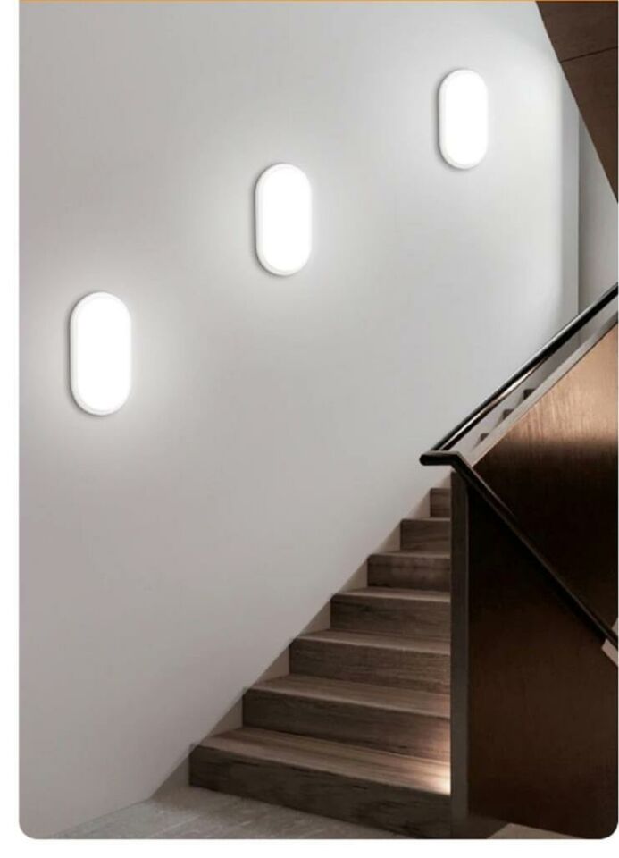 Horoz Aydos 20W Oval Beyaz Led Nem Su Geçirmez Banyo Bahçe Balkon Tavan Duvar Lambası Beyaz Işık