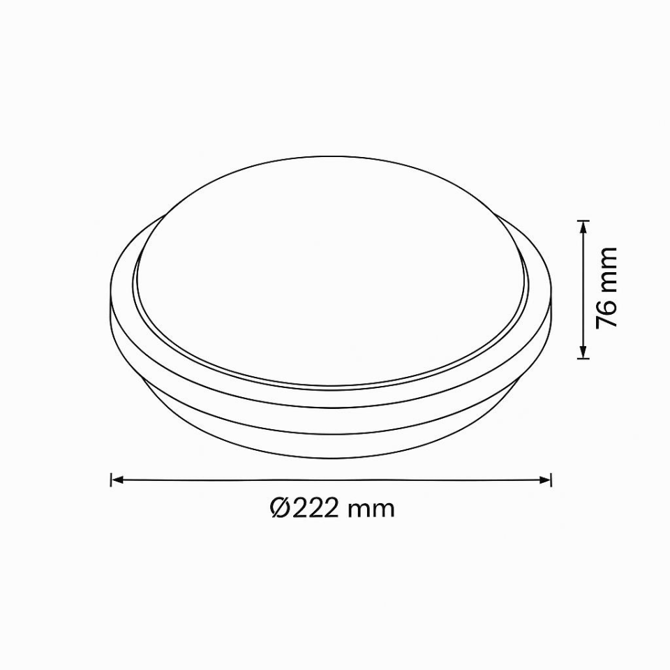 Horoz Artos 20W Yuvarlak Beyaz Led Nem Su Geçirmez Banyo Bahçe Modern Tavan Lambası Beyaz Işık 6500K