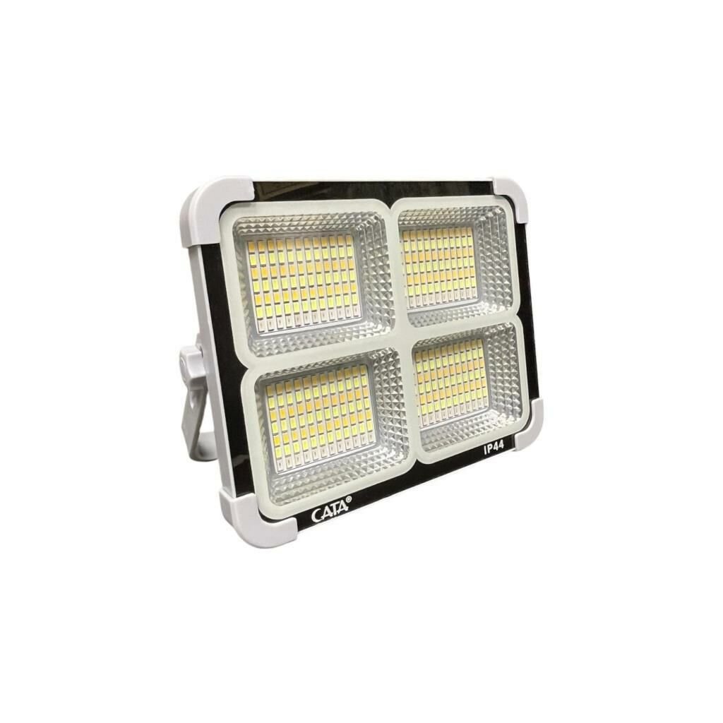 Cata Portatif Solar LED Projektör 200W Güneş Enerjili Seyyar LED Işık Taşınabilir Sokak Aydınlatması 4698