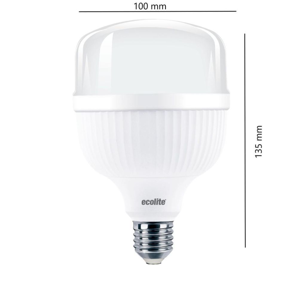Ecolite 28W (177W) Jumbo LED Ampul 6500K Beyaz Işık E27 Duylu