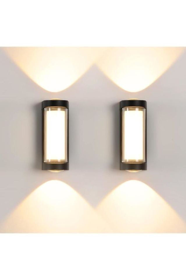 Dekoratif Su Geçirmez Üç Yönlü Led Aplik Cata Lara 9w 3200k Gün Işığı Led Aydınlatma