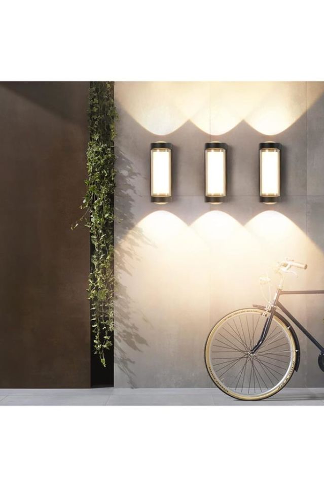 Dekoratif Su Geçirmez Üç Yönlü Led Aplik Cata Lara 9w 3200k Gün Işığı Led Aydınlatma