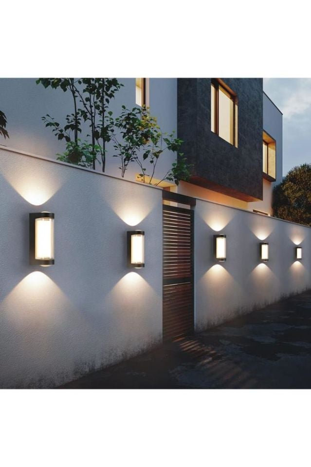 Dekoratif Su Geçirmez Üç Yönlü Led Aplik Cata Lara 9w 3200k Gün Işığı Led Aydınlatma