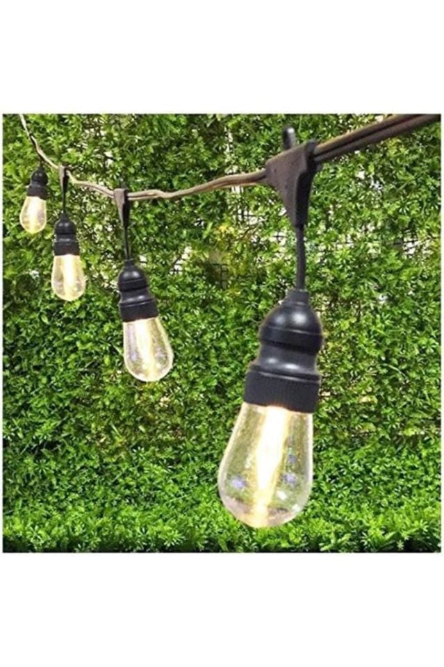 5 Duylu Birbirine Eklenebilir 5 Mt Cata Sarmaşık Dış Mekan Bahçe Aydınlatma Armatürü E27 Ip64