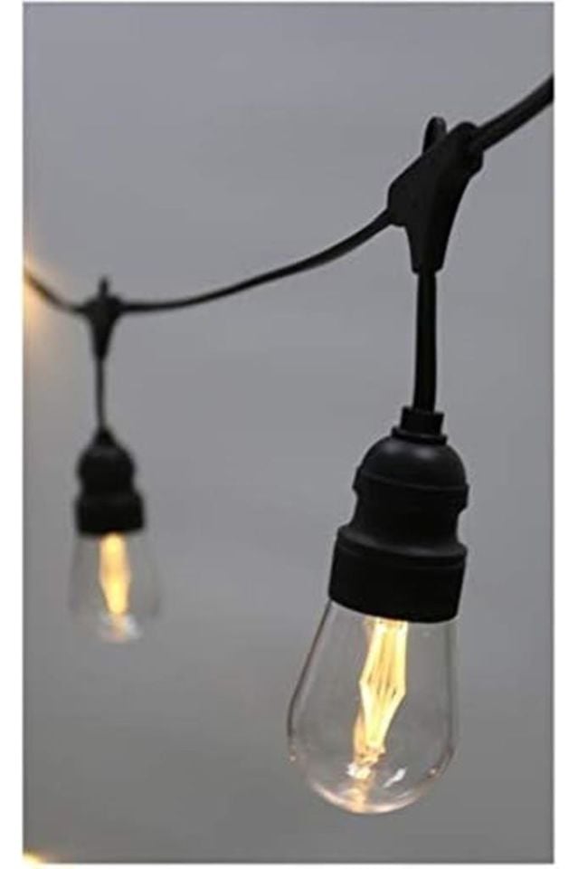 5 Duylu Birbirine Eklenebilir 5 Mt Cata Sarmaşık Dış Mekan Bahçe Aydınlatma Armatürü E27 Ip64