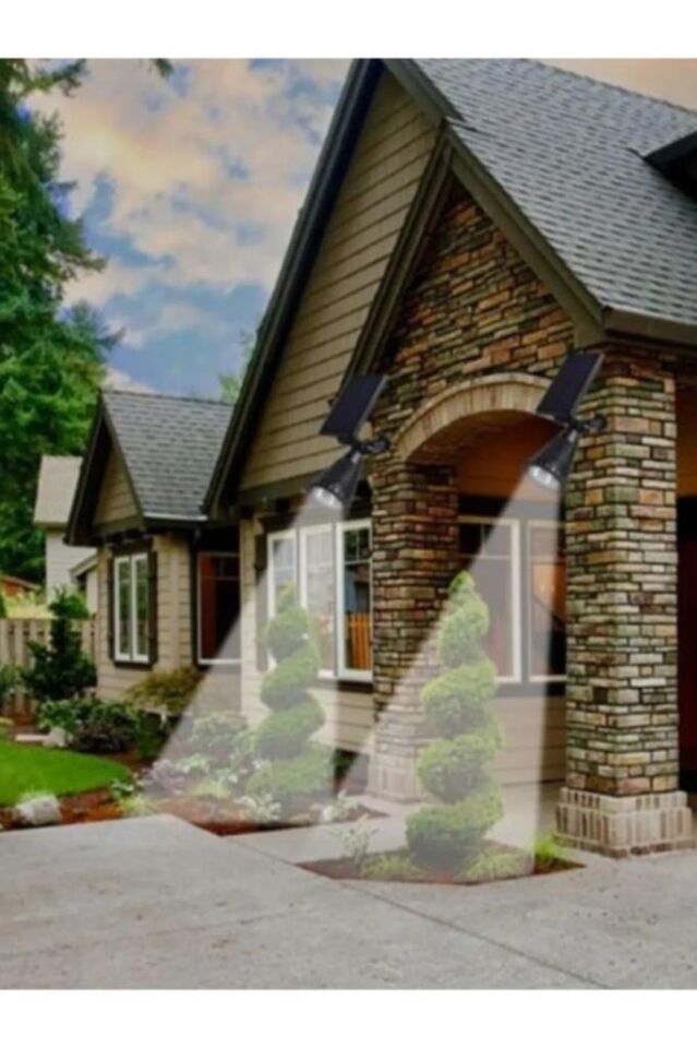 7w Yeşil Led Işık Güneş Enerjili Kazıklı Çim Lambası Cata Solar Bahçe Armatürü