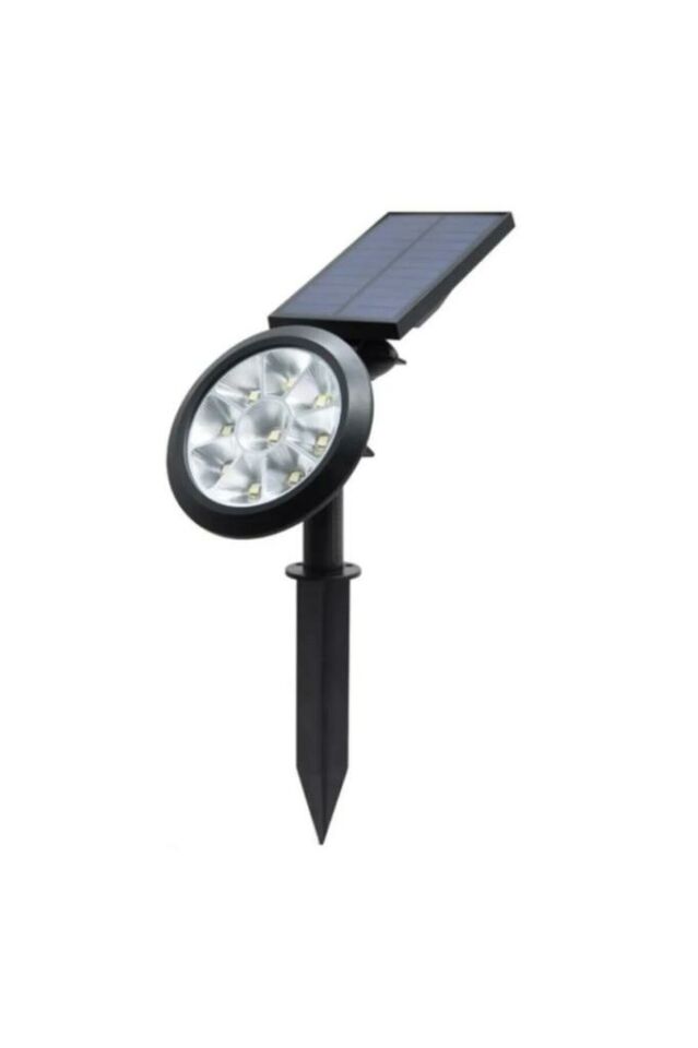 18w Amber Renk Led Işık Güneş Enerjili Kazıklı Çim Lambası Cata Solar Bahçe Armatürü