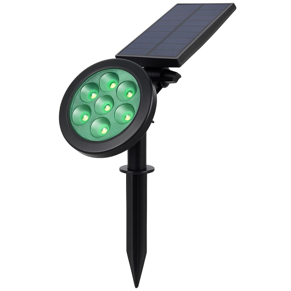 18w Yeşil Renk Led Işık Güneş Enerjili Kazıklı Çim Lambası Cata Solar Bahçe Armatürü