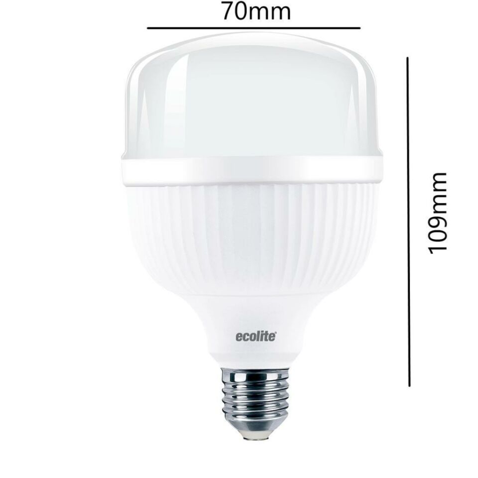 Ecolite 18W (125W) Jumbo LED Ampul 6500K Beyaz Işık E27 Duylu