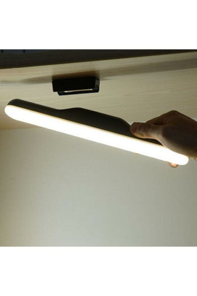 5 Watt Şarjlı Led Işık Mıknatıslı Led Lamba Dimmerli Nova Siyah Hero Led Aplik 3 Farklı Renk Işık