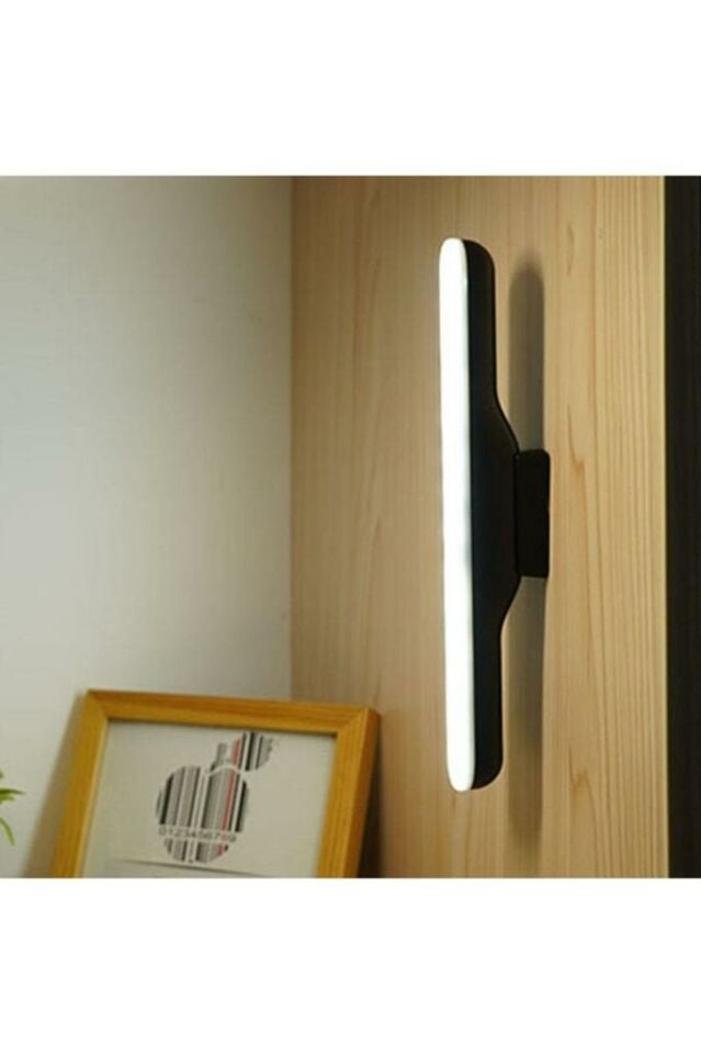 5 Watt Şarjlı Led Işık Mıknatıslı Led Lamba Dimmerli Nova Siyah Hero Led Aplik 3 Farklı Renk Işık