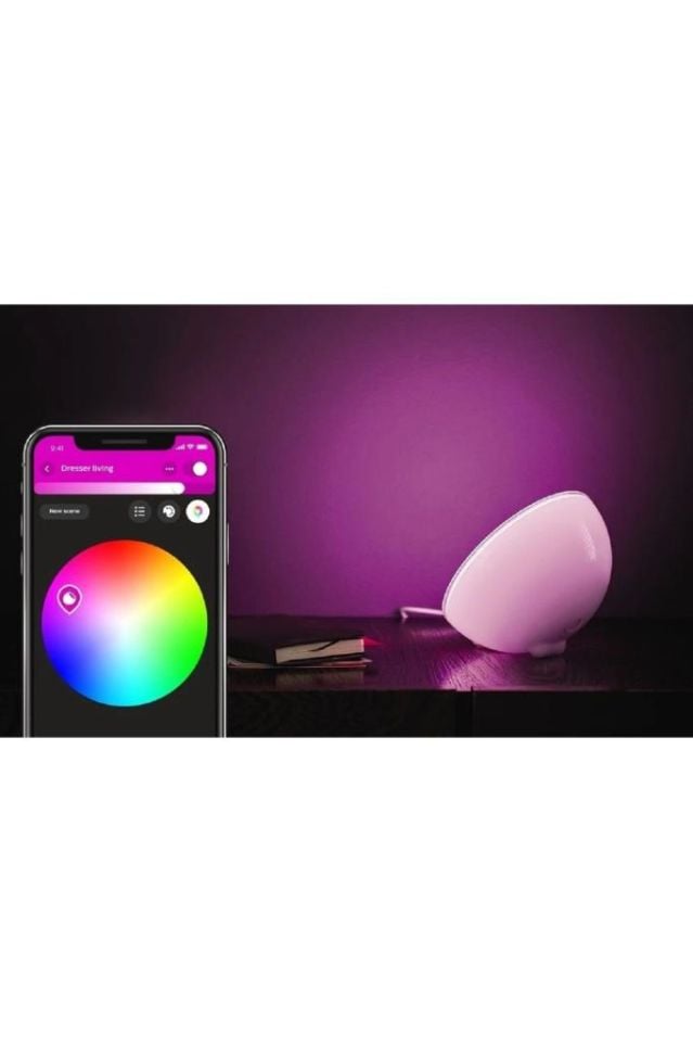 Smart Küre Taşınabilir Ambiyans Işığı Hero Led Bluetooth Bowl Led Lamba Dimmerli Ortam Aydınlatma