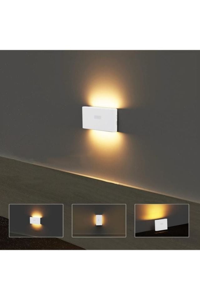 Sensörlü Led Aplik Mıknatıslı Şarjlı İki Yönlü Hero Led Beril Koridor Merdiven Aydınlatma