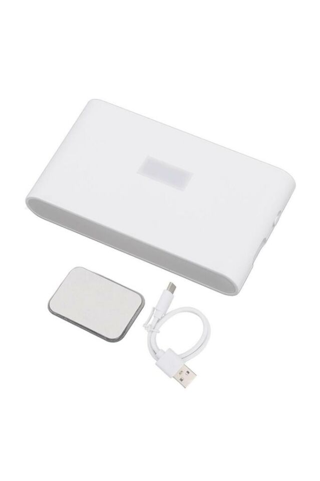 2 Adet Sensörlü Led Aplik Mıknatıslı Şarjlı İki Yönlü Hero Led Beril Koridor Merdiven Aydınlatma