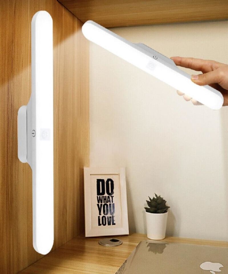 Sensörlü Led Işık Şarjlı Mıknatıslı Led Lamba 5 Watt Nova Beyaz Hero Led Aplik 3 Renk Işık Modu